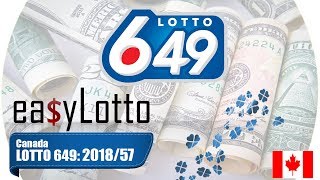 Lotto 649 winning numbers 18 Jul 2018