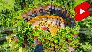 Underground House in Minecraft | #Shorts Timelapse