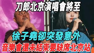 刀郎北京演唱會將至！徐子堯卻突發意外，音樂會還未結束，要缺席北京站？#刀郎#雲朵#那英#徐子堯#小沈陽#丁太升#華燈初上