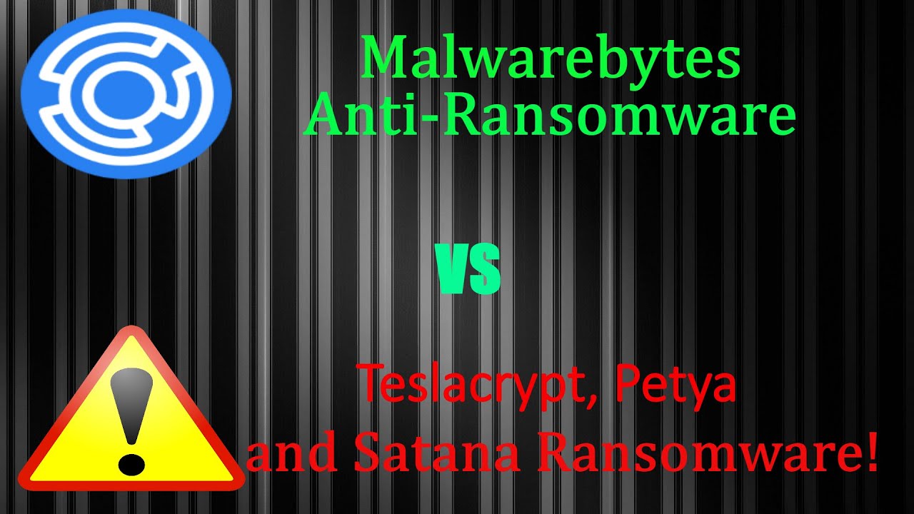 Malwarebytes Anti Ransomware Ransom Blocking Test Youtube