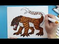 how to draw copperhead kaiju