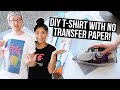 DIY Custom Print T-Shirts | NO Transfer Paper | COUPLE TRIES