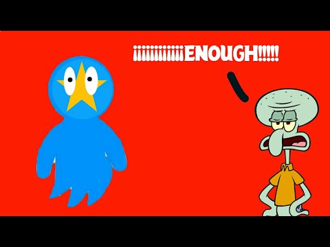 Squidward Says Enough To Angry Birds Rant Youtube