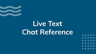 Chat Reference