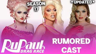Season 17 *UPDATED* Rumored Cast - RuPaul's Drag Race