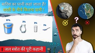 How Much Water On Earth | Full Story | बारिश का पानी कहां जाता है |