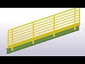 Modelagem manual de guardacorpo usando Tekla Structures