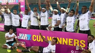 Fiji win Gold Coast Sevens after epic final with Samoa | HIGHLIGHTS