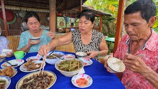 Bữa Cơm 0 Đồng Toàn Món Ngon Miền Tây Chú Thím 8 Ăn Ngất Ngây | KMV