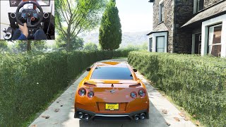 1100BHP Nissan GT-R R35 - Forza Horizon 4 | Logitech g29 gameplay