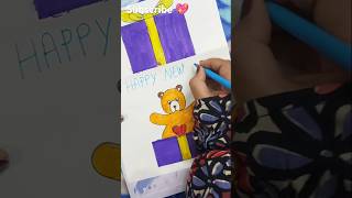 DIY cute handmade card | Cute drawing ideas #shorts #youtubeshorts #art #drawing #cute #handmade #yt