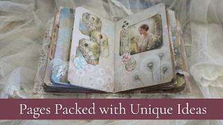 Shabby Dreams Journal Flip Through- Pages Packed with Ideas