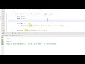 Quick and Dirty Java:  Control Statements (Part I)