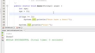 Quick and Dirty Java: Control Statements (Part I)
