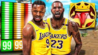 LEGEND BRONNY JAMES + LEGEND LEBRON JAMES TAKEOVER NBA 2K25 (FATHER-SON DUO)