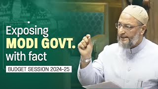 Br. Owaisi Addresses Modi Govt Budget: Unemployment, Rural Distress, Muslim Economic Injustice