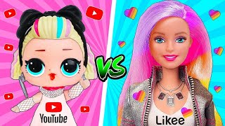 12 Clever HACKS and CRAFT with Barbie and LOL Surprise Dolls! LOL Surprise HACKS DIY CUSTOM