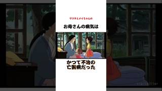 【となりのトトロ】謎の病気の正体はかつて不治の亡国病と呼ばれる恐ろしいものだった #ジブリ #雑学 #となりのトトロ