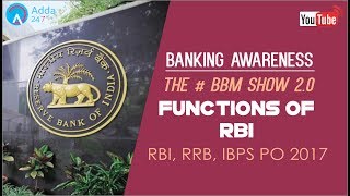 Banking Awareness | Functions Of RBI | IBPS RRB PO & SSC CGL | Online Coaching for SBI IBPS
