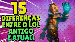 15 DIFERENÇAS ENTRE LEAGUE OF LEGENDS 2009 E 2025! - ICEBERG DO LEAGUE OF LEGENDS