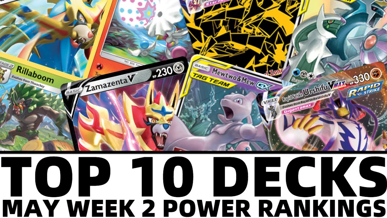 Top 10 Best Decks Pokemon TCG Power Rankings | May 2021 Week 2 Battle ...