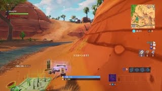 [fortnite] 落ちてきた雷に直撃すると…