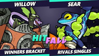 Hitfall 2023 - Willow (Elliana) Vs. Sear (Rano) Rivals of Aether - RoA