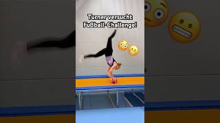 Ich VERSUCHE einen UNMÖGLICHEN HANDSTAND-ÜBERSCHLAG! 😳😵‍💫 #turnen #fußball #challenge