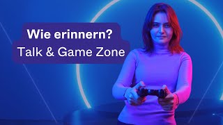 Wie erinnern? Talk & Game Zone am 21.1.2025