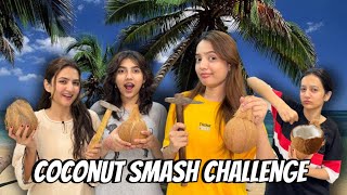 Sabney Coconut Smash Challenge kia |Mere sath Scam hogia |Sistrology
