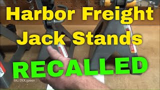 Harbor Freight Jack Stands Recalled