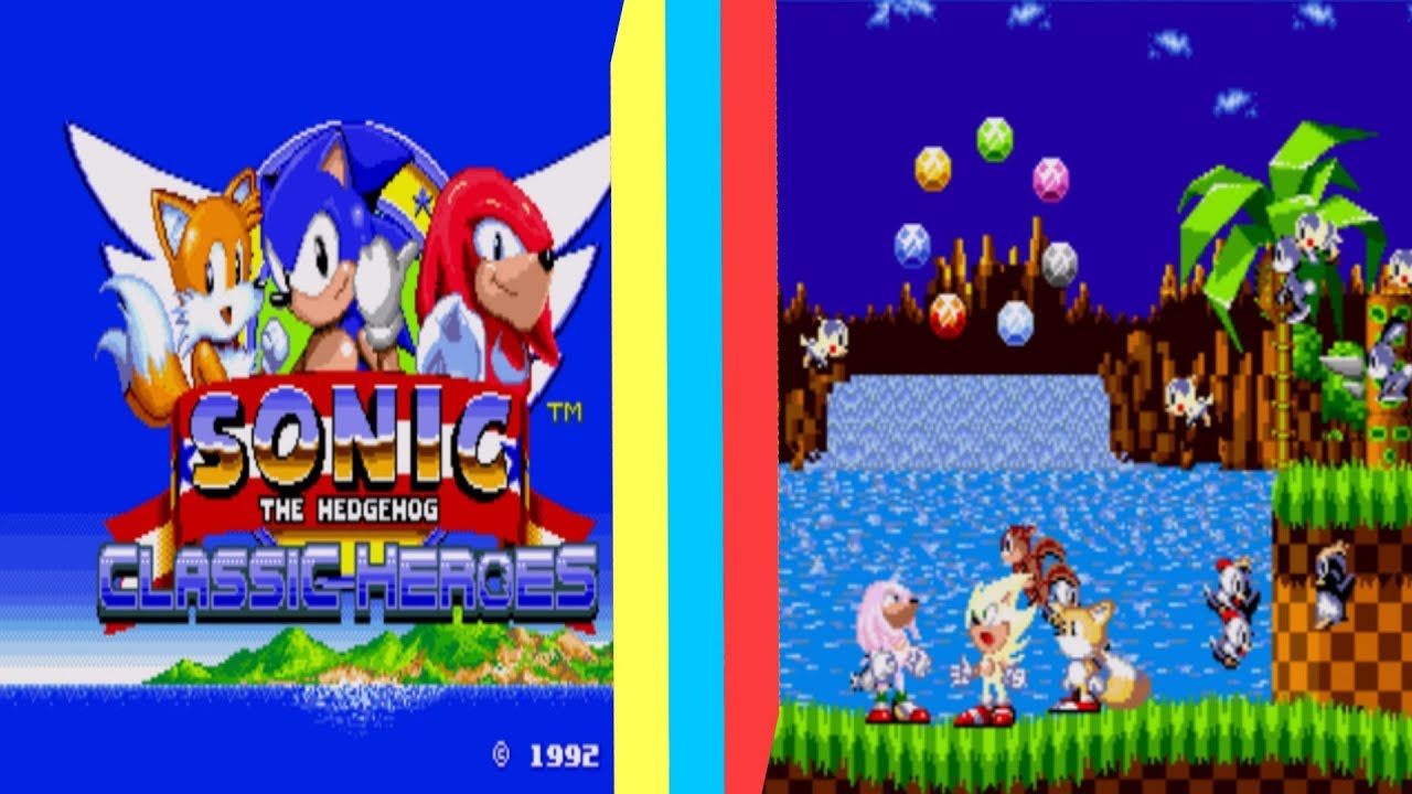 Sonic Classic Heroes Sonic Retro Personallito