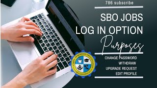 new sbo Members have to know the purpose of sbo jobs log in option💥upgrade,withdraw,change password💥