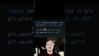 Save Matplotlib plot to image file 📈 #shorts