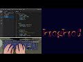 ASMR Programming - Making Text Animation with Html CSS - No Talking