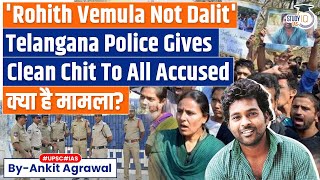 Rohith Vemula Was Not A Dalit, Clean Chit To All Accused: Telangana Police