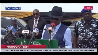 (TRENDING VIDEO) Governor Wike Speaks At The Inauguration Of Justice Mary Odili Judicial Institute
