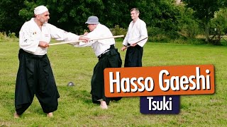 HASSO GAESHI TSUKI - (Aikido Jo Iwama)