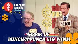 See $100,000 Worth of BIG Punch-A-Bunch Wins on The Price Is Right from the ‘80s