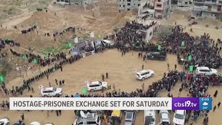 Hostage exchange between Israel and Hamas set for Saturday