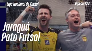 JARAGUÁ 4 (2) X 0 (0) PATO | GOLS | SEMIFINAL DA LIGA NACIONAL DE FUTSAL | sportv