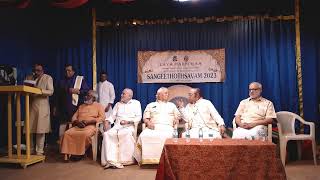 LAYA MADHURAA SANGEETHOTHSAVAM, 2023. Vid.TKS Iyyappan \u0026 TKS Meenakshi Sundaram Inaugural Function