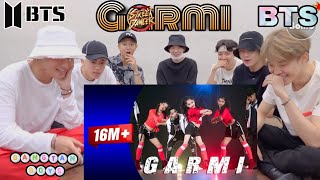 BTS REACTION VIDEO ON BOLLYWOOD HIT SONG DANCE COVER ( GARMI ) FT. BTS @SDKing