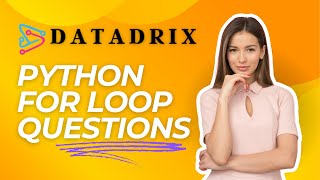 Python For Loop Basic Questions | Datadrix |
