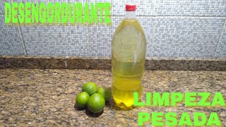 Desengordurante caseiro 4 ingredientes limpeza pesada