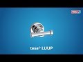 How to use the round, chromed tesa® Luup sticky wall hook