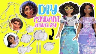 Disney Encanto Mirabel, Luisa, and Isabela DIY Pendant Jewelry! Crafts for Kids