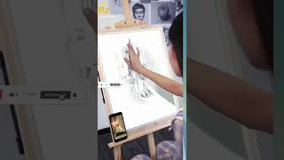Sketch portrait practice using Loomis Method #art#draw #drawing #gallery #laern #artist #gallery