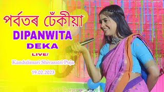 পৰ্বতৰ ঢেঁকীয়া ll DIPANWITA DEKA ll Kandulimari Shivaratri Puja 19.02.2023