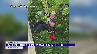 Kingsport Fire Department rescues kayaker in Holston River